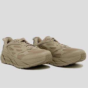 Hoka unisex Clifton L Oxford Tan / Dune casual classic outdoorsy comfy summer